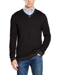 schwarzer Pullover von Strellson Premium