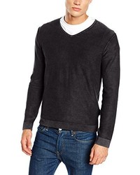 schwarzer Pullover von Strellson Premium