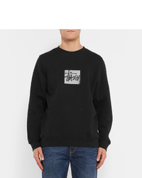 schwarzer Pullover von Stussy