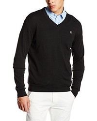 schwarzer Pullover von Trussardi