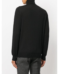 schwarzer Pullover von Jil Sander
