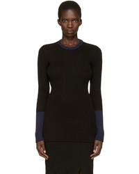 schwarzer Pullover von Victoria Beckham