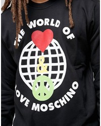 schwarzer Pullover von Love Moschino