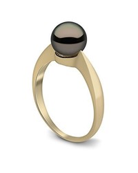 schwarzer Ring von Kimura Pearls