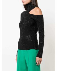 schwarzer Rollkragenpullover von Alice + Olivia