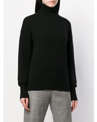 schwarzer Rollkragenpullover von Theory