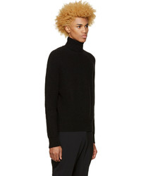 schwarzer Rollkragenpullover von Calvin Klein Collection