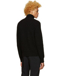 schwarzer Rollkragenpullover von Calvin Klein Collection