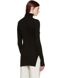 schwarzer Rollkragenpullover von Helmut Lang