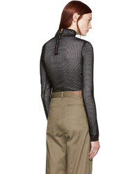 schwarzer Rollkragenpullover von Loewe