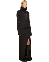 schwarzer Rollkragenpullover von Ann Demeulemeester