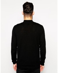 schwarzer Rollkragenpullover von Asos