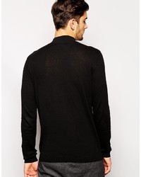 schwarzer Rollkragenpullover von Asos