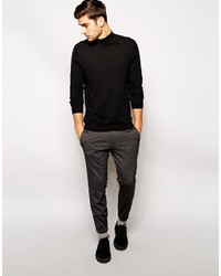 schwarzer Rollkragenpullover von Asos