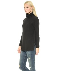 schwarzer Rollkragenpullover von Velvet