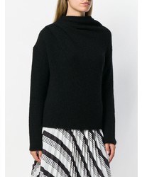 schwarzer Rollkragenpullover von Giorgio Armani