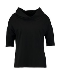 schwarzer Rollkragenpullover von Comma