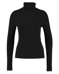 schwarzer Rollkragenpullover von Comma