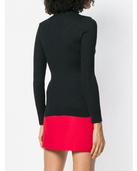 schwarzer Rollkragenpullover von Courreges