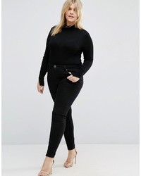 schwarzer Rollkragenpullover von Asos