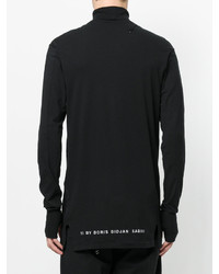 schwarzer Rollkragenpullover von 11 By Boris Bidjan Saberi