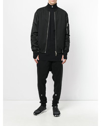 schwarzer Rollkragenpullover von 11 By Boris Bidjan Saberi