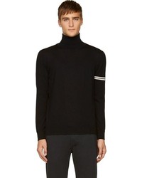 schwarzer Rollkragenpullover von Giuliano Fujiwara