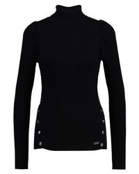 schwarzer Rollkragenpullover von GUESS