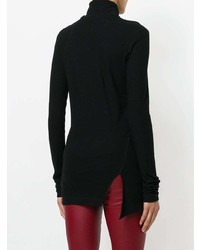 schwarzer Rollkragenpullover von Helmut Lang