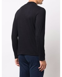 schwarzer Rollkragenpullover von Majestic Filatures