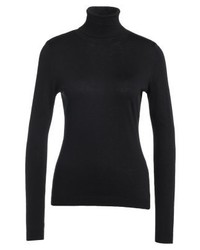 schwarzer Rollkragenpullover von Hugo Boss