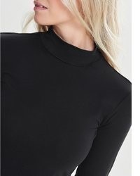 schwarzer Rollkragenpullover von Jdy