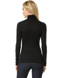 schwarzer Rollkragenpullover von Club Monaco