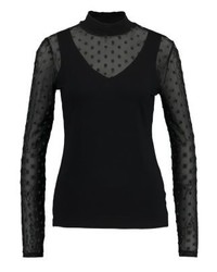 schwarzer Rollkragenpullover von Kaffe
