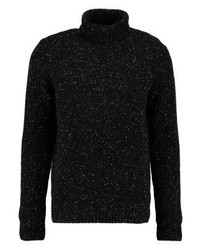 schwarzer Rollkragenpullover von Lee