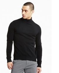 schwarzer Rollkragenpullover von Lindbergh