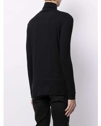 schwarzer Rollkragenpullover von Raf Simons