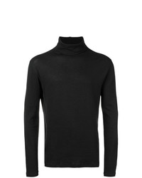 schwarzer Rollkragenpullover von Majestic Filatures