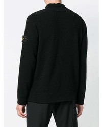 schwarzer Rollkragenpullover von Stone Island