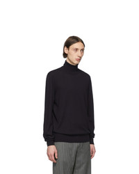 schwarzer Rollkragenpullover von Maison Margiela