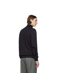 schwarzer Rollkragenpullover von Maison Margiela