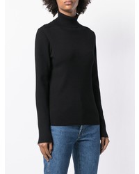 schwarzer Rollkragenpullover von Tory Burch