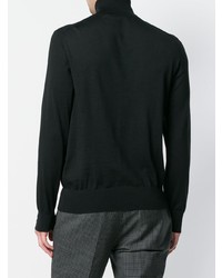 schwarzer Rollkragenpullover von Z Zegna