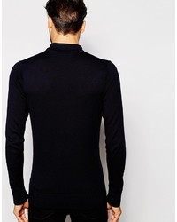 schwarzer Rollkragenpullover von Scotch & Soda