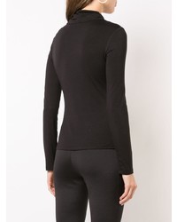 schwarzer Rollkragenpullover von Yigal Azrouel