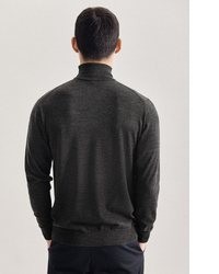 schwarzer Rollkragenpullover von Seidensticker
