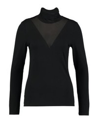 schwarzer Rollkragenpullover von Set
