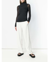 schwarzer Rollkragenpullover von Rick Owens Lilies