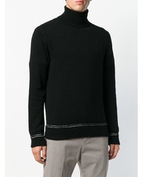 schwarzer Rollkragenpullover von Dondup