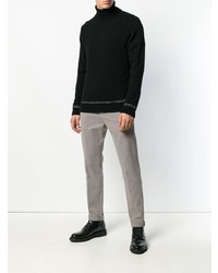 schwarzer Rollkragenpullover von Dondup